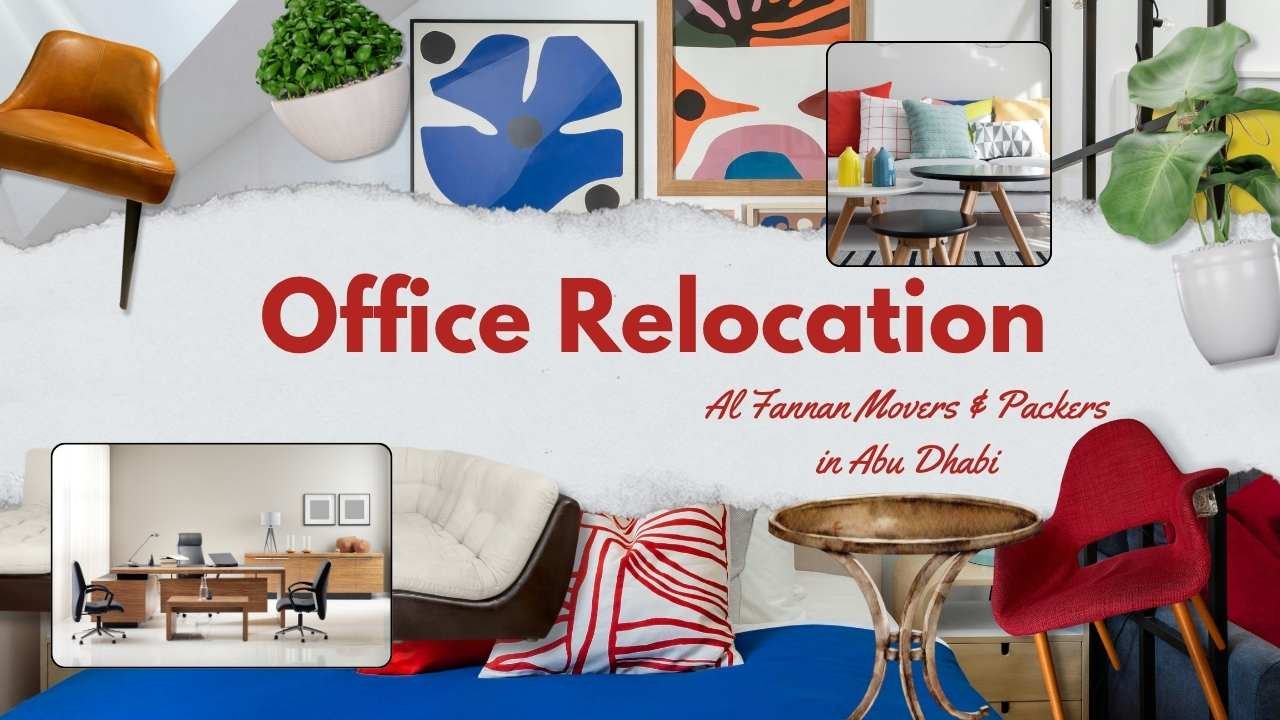 “Professional team conducting office relocation in Abu Dhabi and Dubai – Al Fannan Movers and Packers.